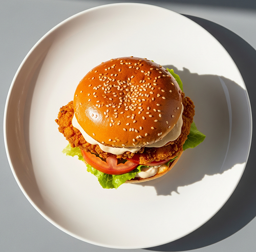 Chicken Burger With Cheese 