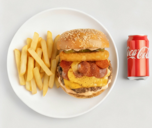 American Burger Meal 